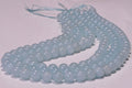 Aquamarine Color Quartz Beads: 8.3mm, 7" Strand