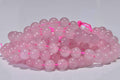 8mm Rose Quartz Beads: Natural Pink Gemstone Jewelry Making Supplies