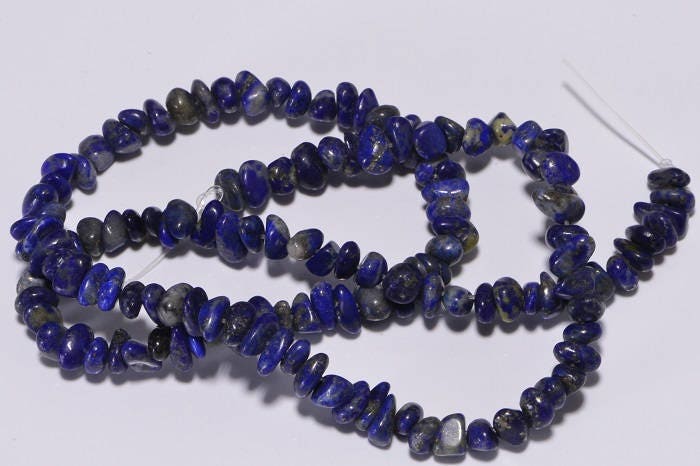 Lapis Lazuli Nugget Strand: Royal Blue Jewelry Making Supplies