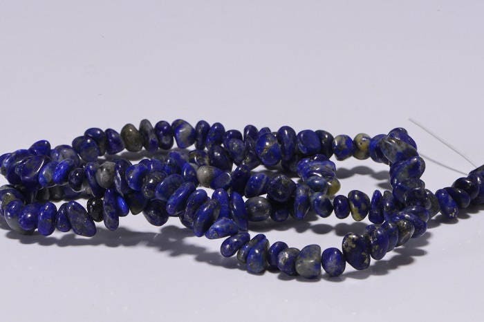 Lapis Lazuli Nugget Strand: Royal Blue Jewelry Making Supplies