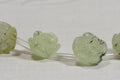 Prehnite Rose Carved Beads: 8mm Jewelry Making Supplies (2 Beads)