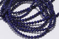 Lapis Lazuli Beads: 4mm Royal Blue Gemstone Jewelry Supplies