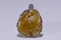 Butterscotch Amber Sterling Silver Pendant: Gemstone Jewelry