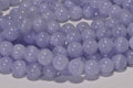 Blue Lace Agate Beads: 8mm Gemstone Jewelry Making Supplies