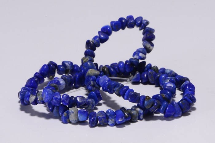 5mm Royal Blue Lapis Lazuli Nugget Beads: Jewelry Making Supplies