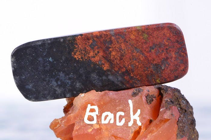 Sonora Sunrise Cabochon: Cuprite Gemstone Rough (29x10.3x5.8mm)