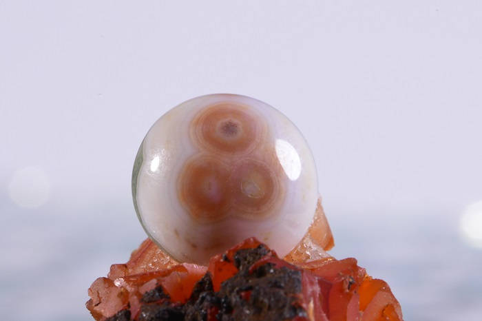 Ocean Jasper Cabochon: Natural Gemstone for Jewelry (14.4x4mm)