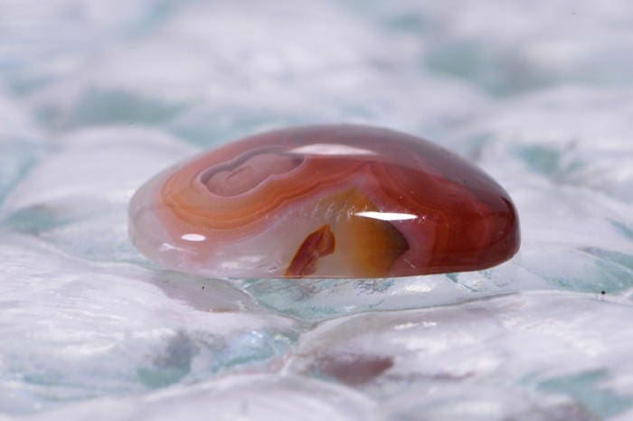 Crazy Lace Agate Cabochon: Freeform Gemstone for Pendant or Ring