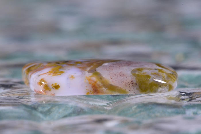 Ocean Jasper Cabochon: Madagascar Gemstone (22x17x3.7mm)