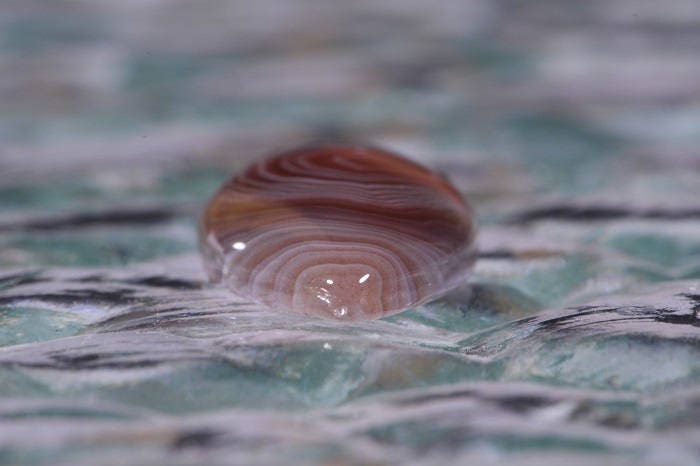 Banded Botswana Agate Cabochon: Marquise Gemstone (34x13x4.8mm)