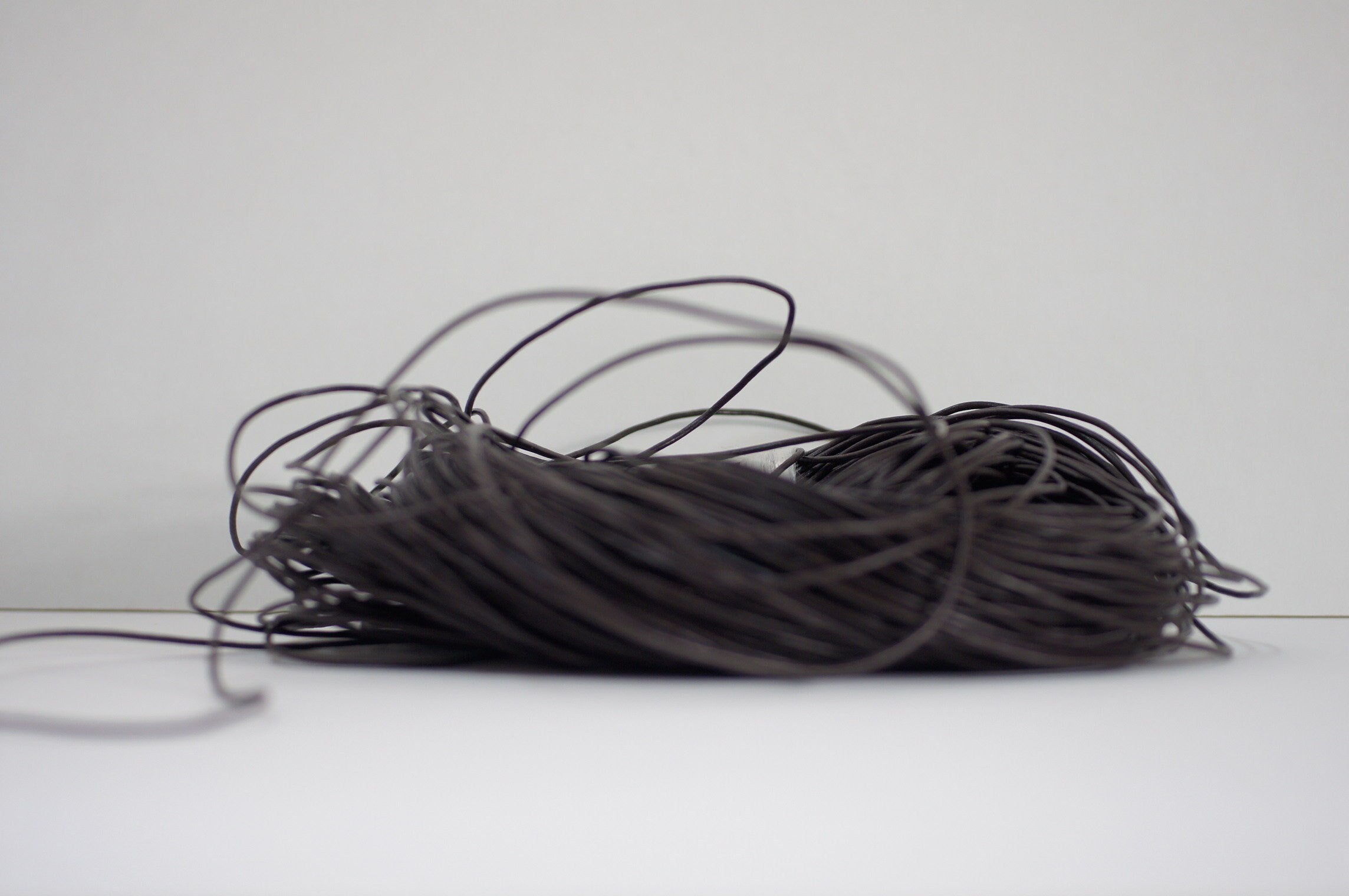 Dark Brown Genuine Leather Cord 2mm: Jewelry Making Supply