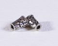 Sterling Silver Plated Bead Caps: Cone Jewelry Findings, 5-6mm (2 Caps)