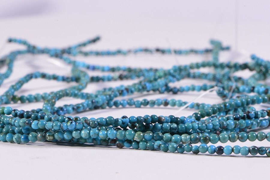 2mm Turquoise round  Beads Natural Gemstone Beads Jewelry Making Supplies