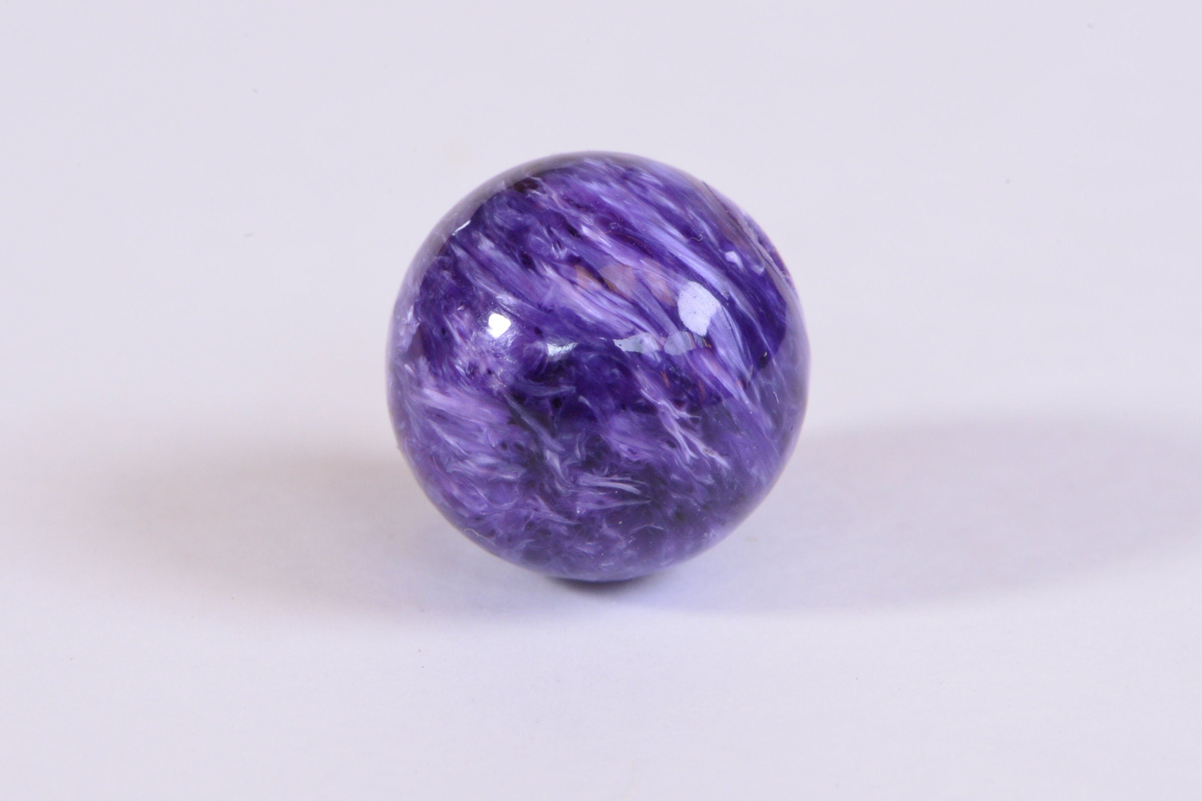 Russian Charoite 14mm Round Beads Natural Gemstone Beads Luxury AAA Jewelry Making Supplies