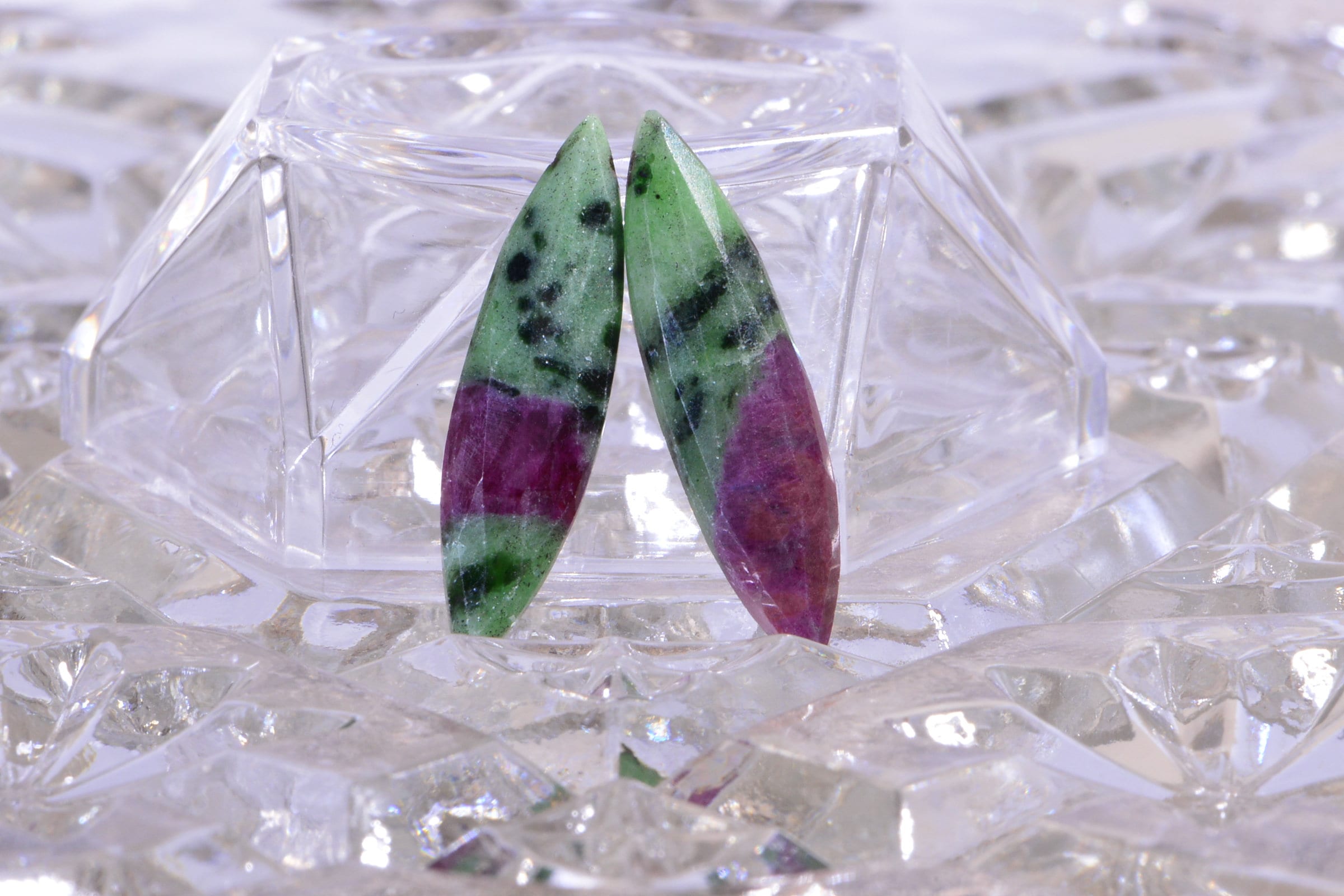 Genuine Ruby Zoisite Marquise Beads Facet Luxury Reach Color Natural Gemstone
