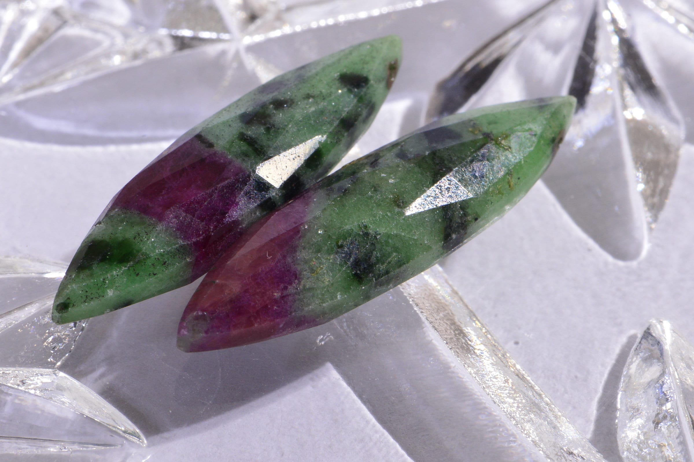 Genuine Ruby Zoisite Marquise Beads Facet Luxury Reach Color Natural Gemstone
