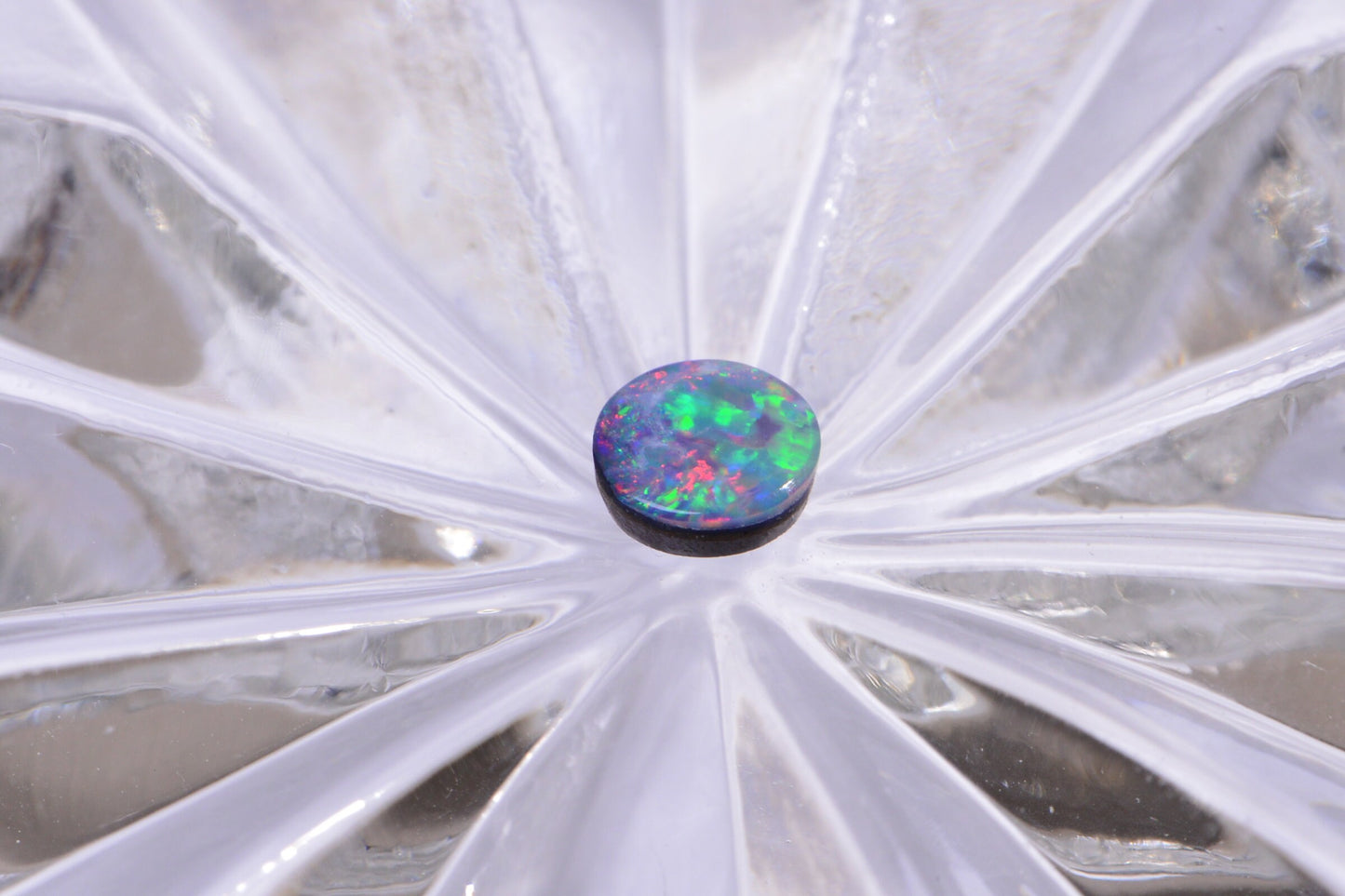 4mm Australian Black Opal  Round Cabochon Natural Gemstone Jewelry Making Supplies