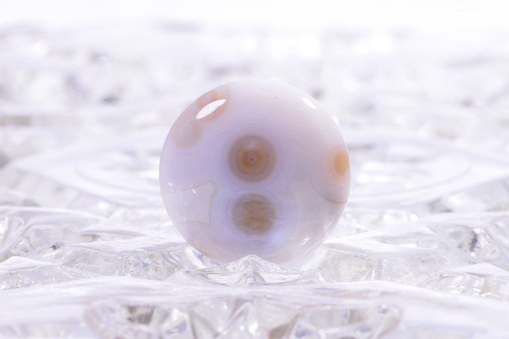 Ocean Jasper Cabochon: Natural Gemstone, 20x5.6mm