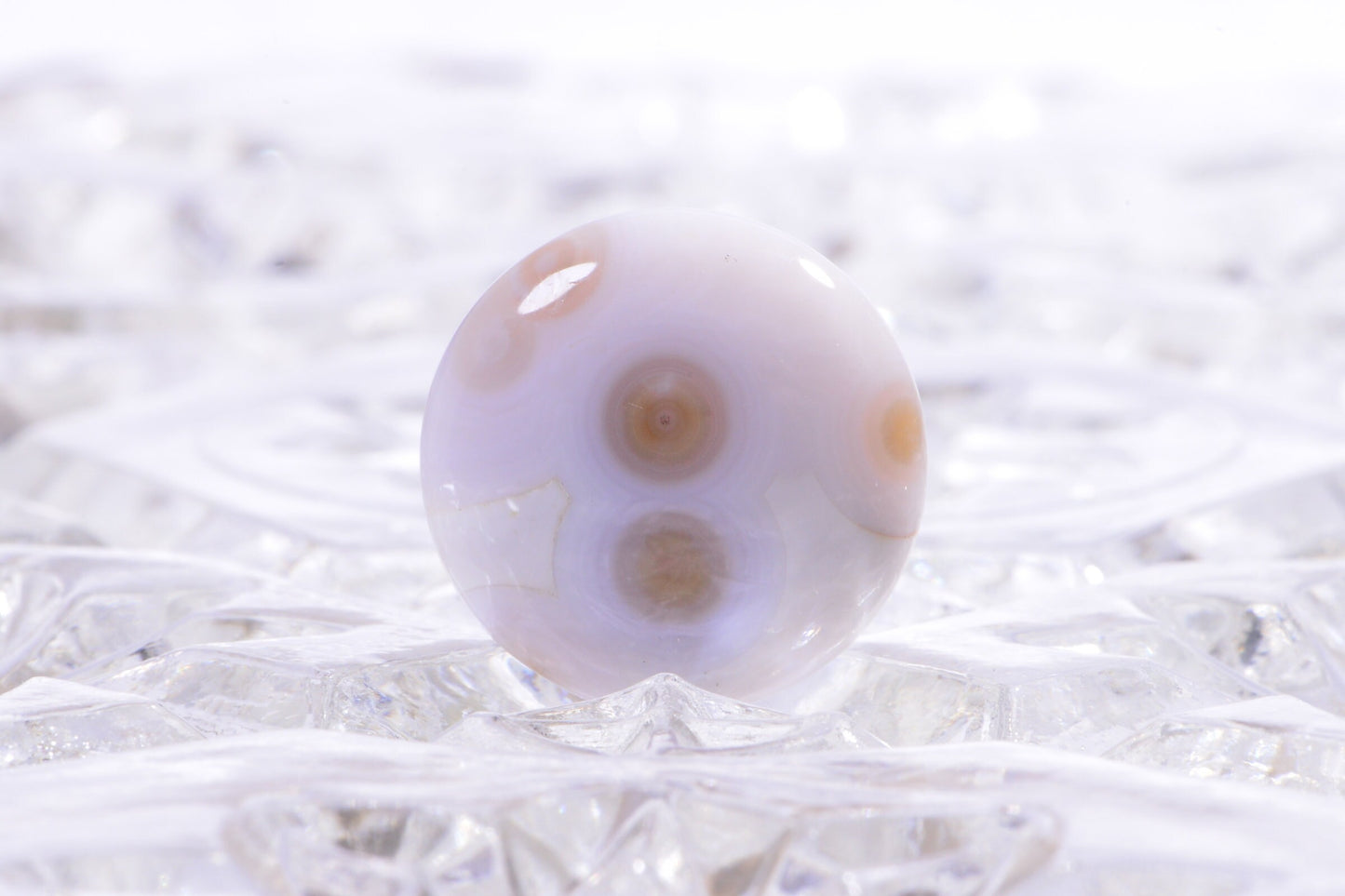 Ocean Jasper Cabochon: Natural Gemstone, 20x5.6mm