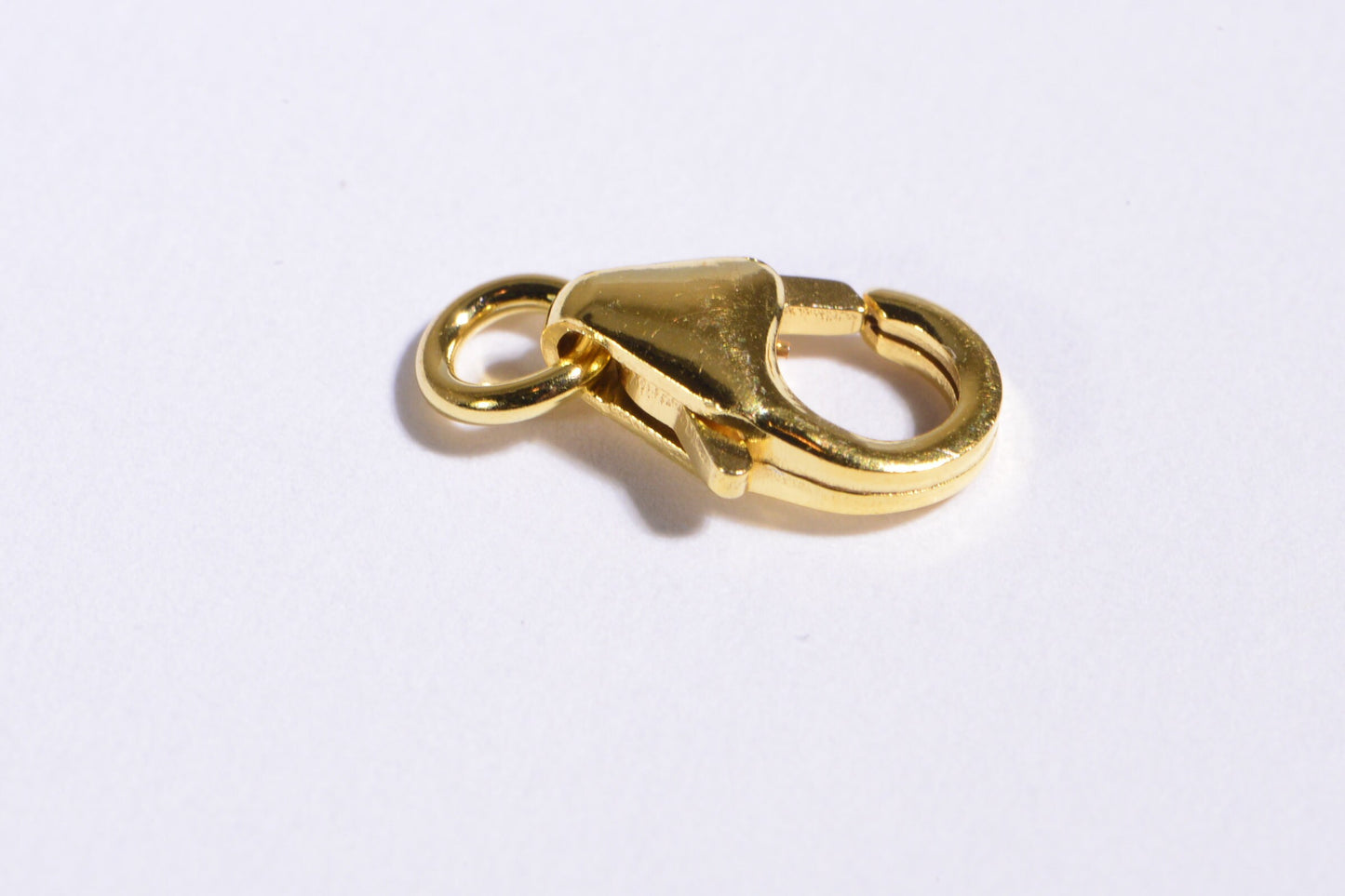 8mm Vermeil Trigger Clasp: 24K Gold Over Sterling Silver Lobster Clasp