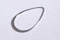 Sterling silver Pear Shape Link 29X17mm Long Teardrops Earrings Components Jewelry Making Supplies