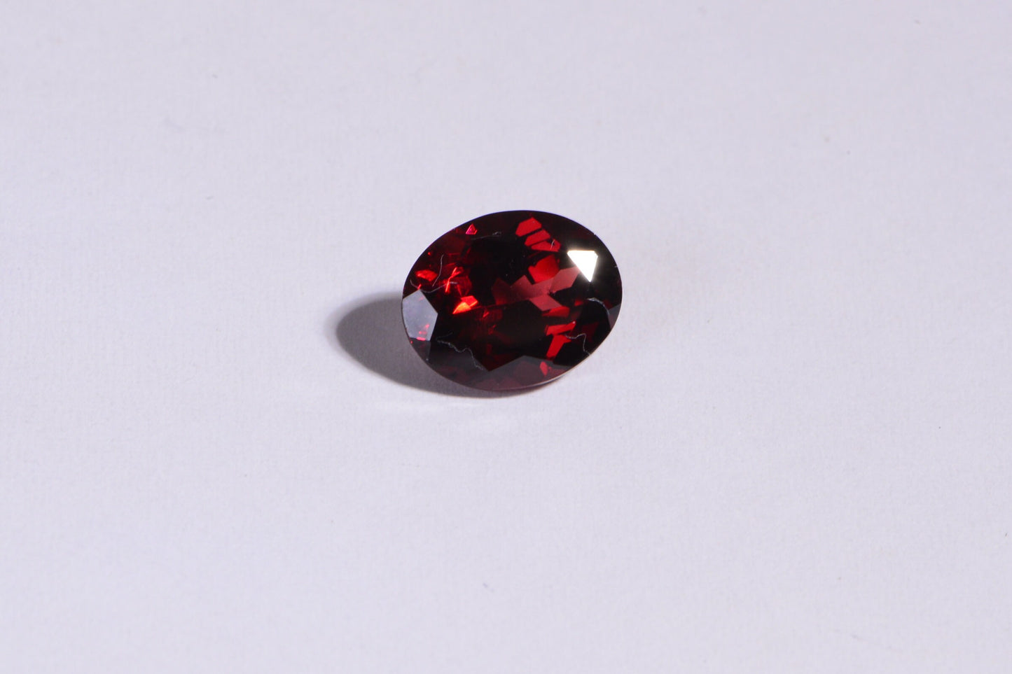 9mm Garnet Faceted Oval Cab For Ring  Natural Gemstone Birthstone For January