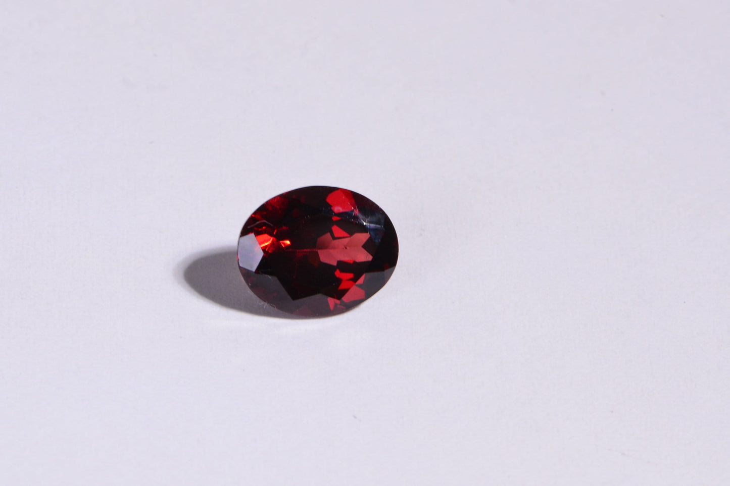 9mm Garnet Faceted Oval Cab For Ring  Natural Gemstone Birthstone For January