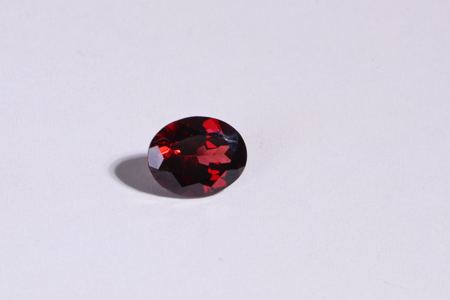 9mm Garnet Faceted Oval Cab For Ring  Natural Gemstone Birthstone For January