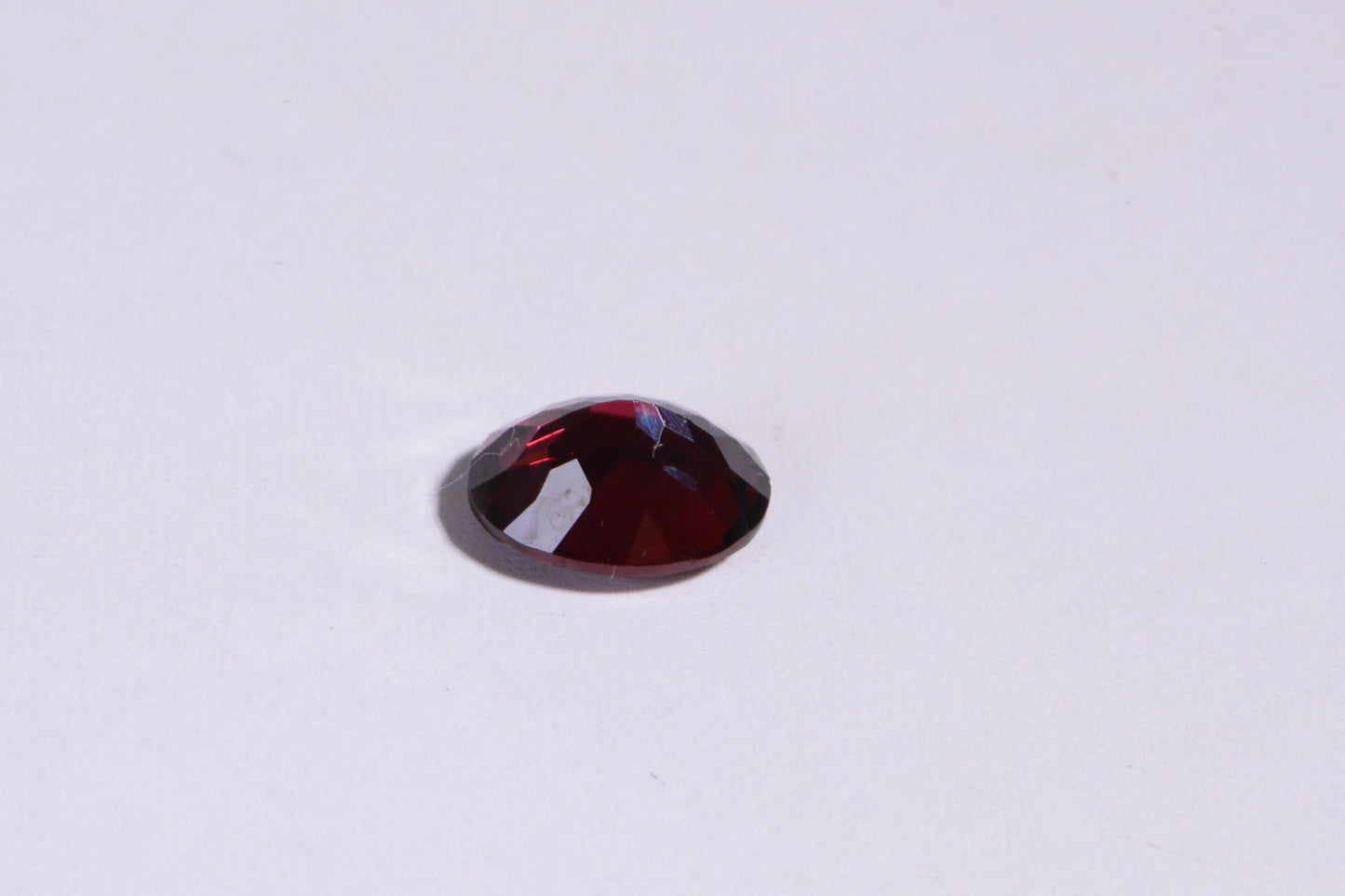 9mm Garnet Faceted Oval Cab For Ring  Natural Gemstone Birthstone For January