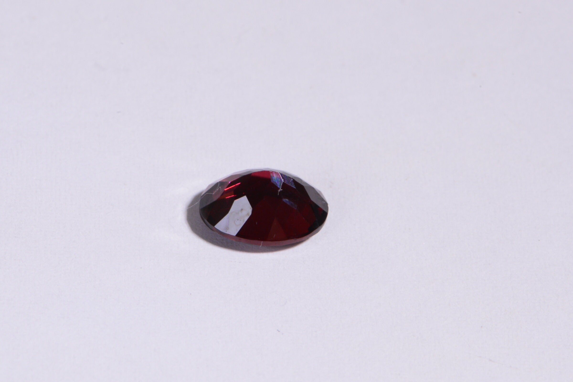 9mm Garnet Faceted Oval Cab For Ring  Natural Gemstone Birthstone For January