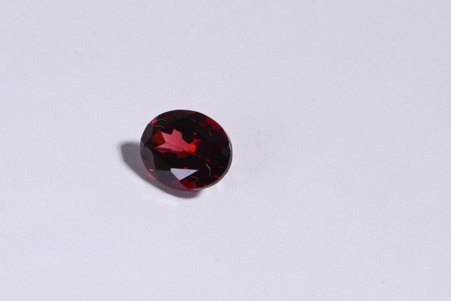 9mm Garnet Faceted Oval Cab For Ring  Natural Gemstone Birthstone For January