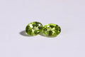 Genuine Peridot Stone Cabochon Oval Cut Faceted Loose Gems Ring size cabochons  7X5 mm