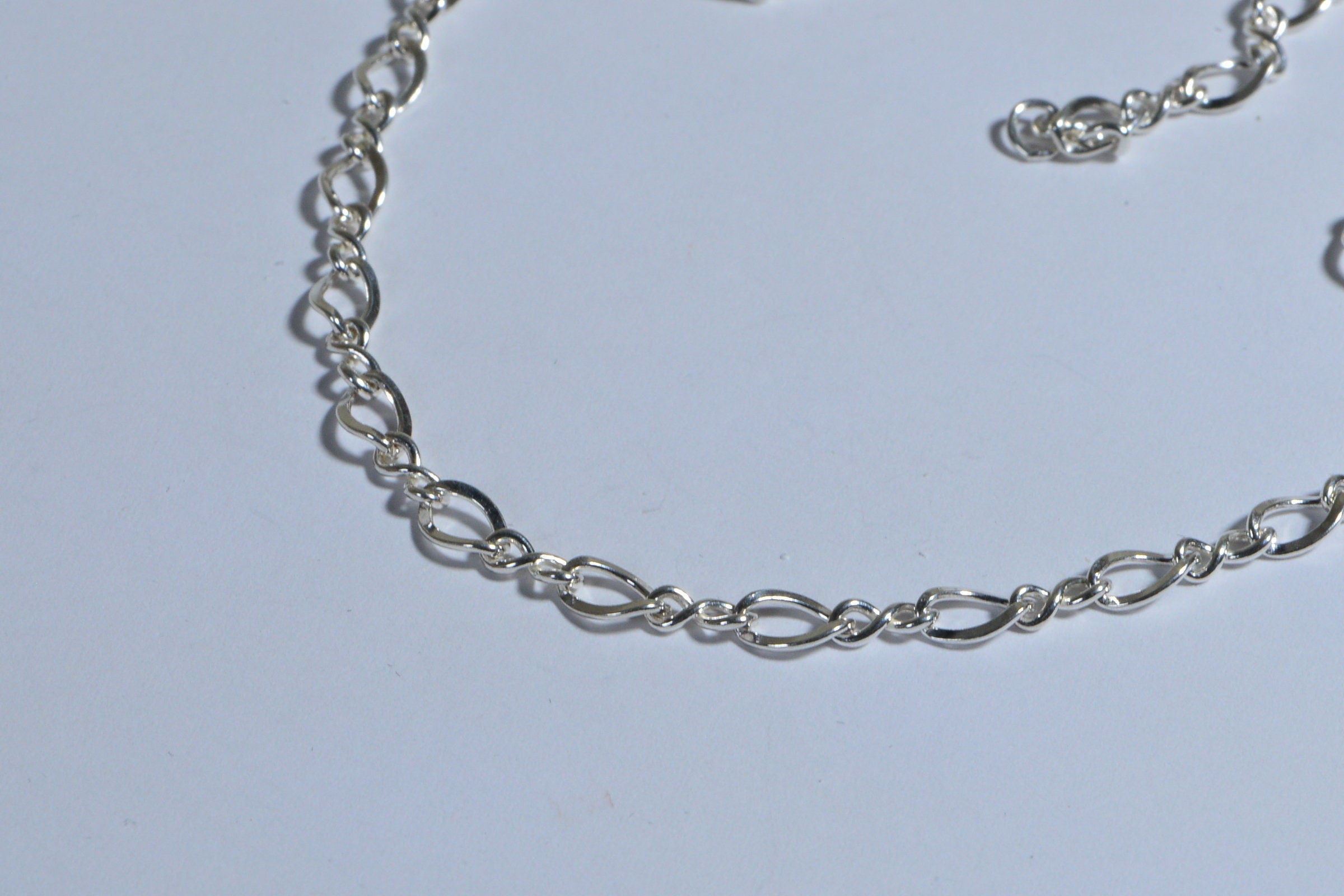 Heavy Sterling Silver Chain Figaro 925