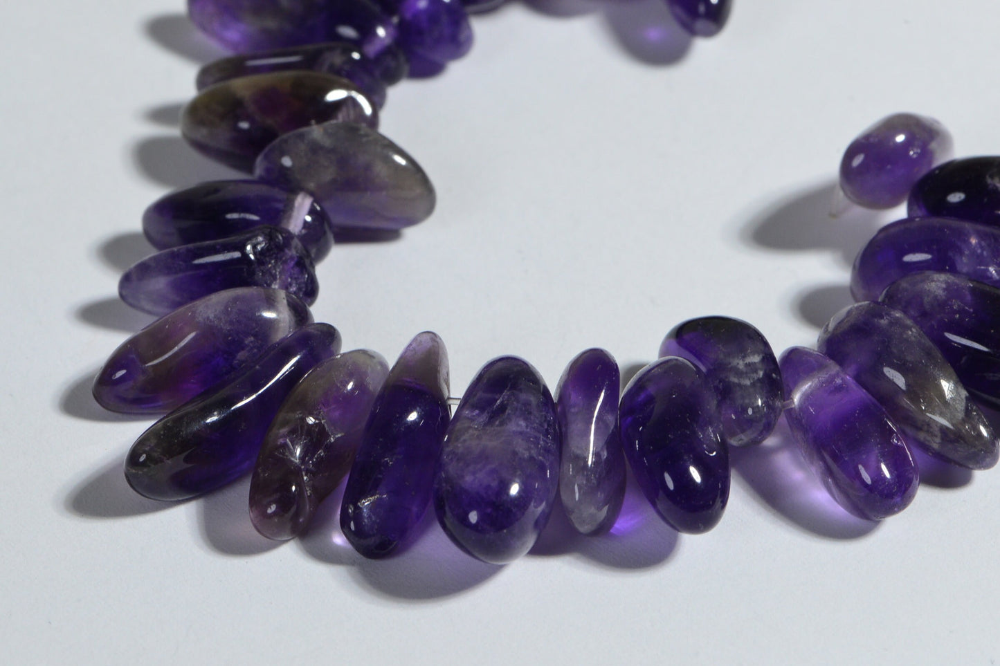 Amethyst Crystal Stick Beads Freeform Long Stone Amethyst Jewelry Making Supplies
