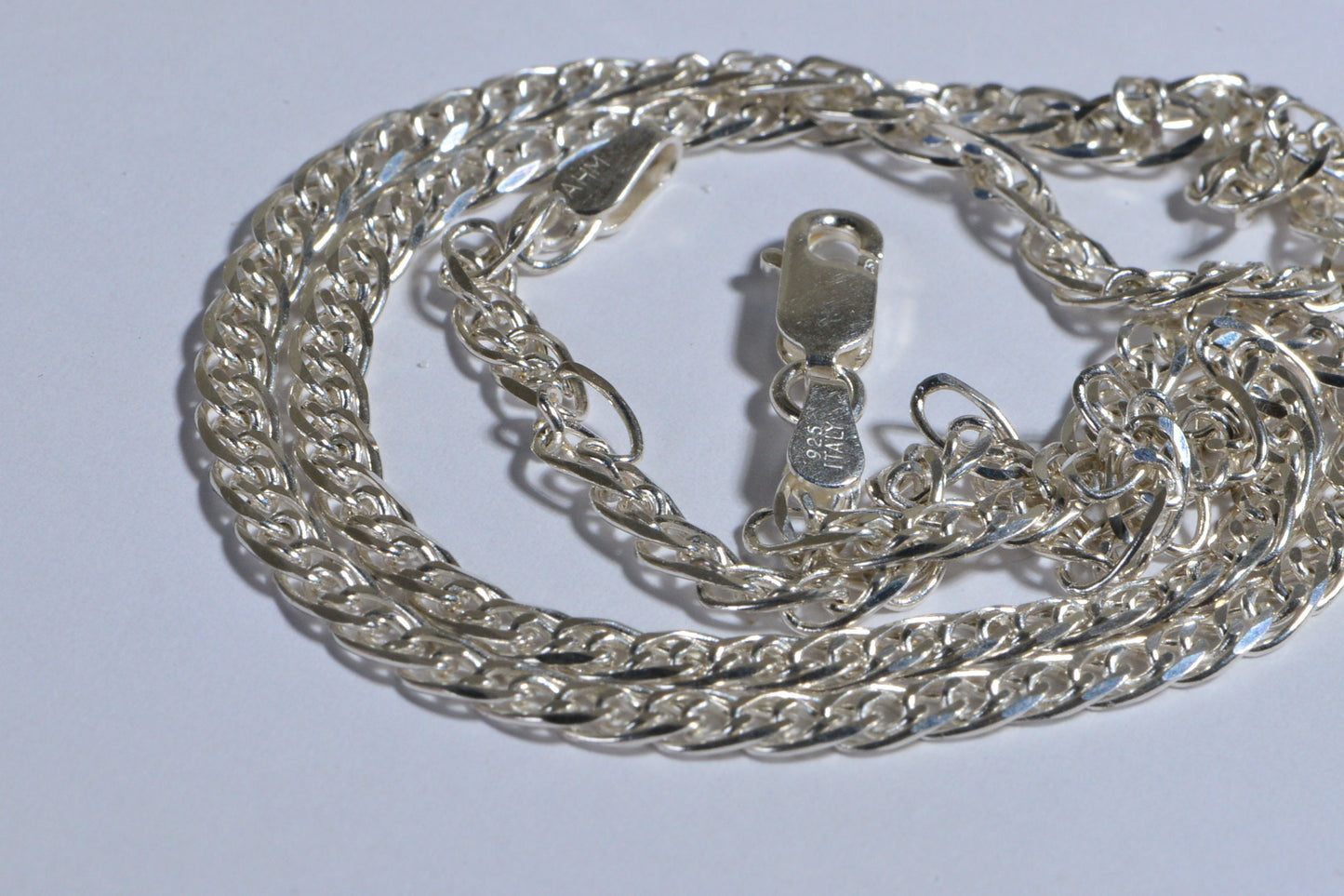 3mm Flat Sterling Silver Chain