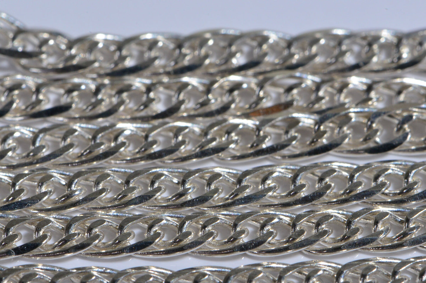 3mm Flat Sterling Silver Chain