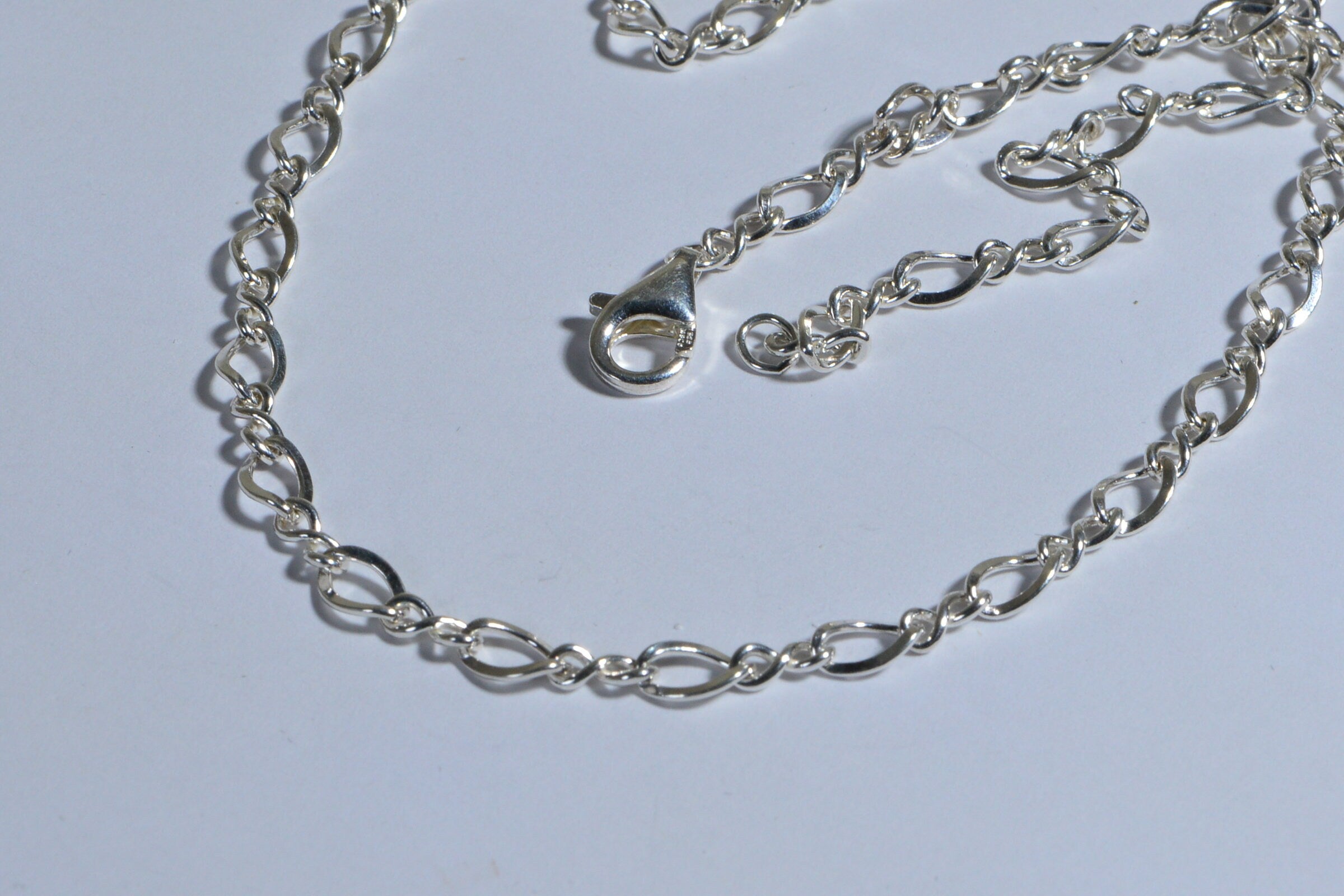 Heavy Sterling Silver Chain Figaro 925