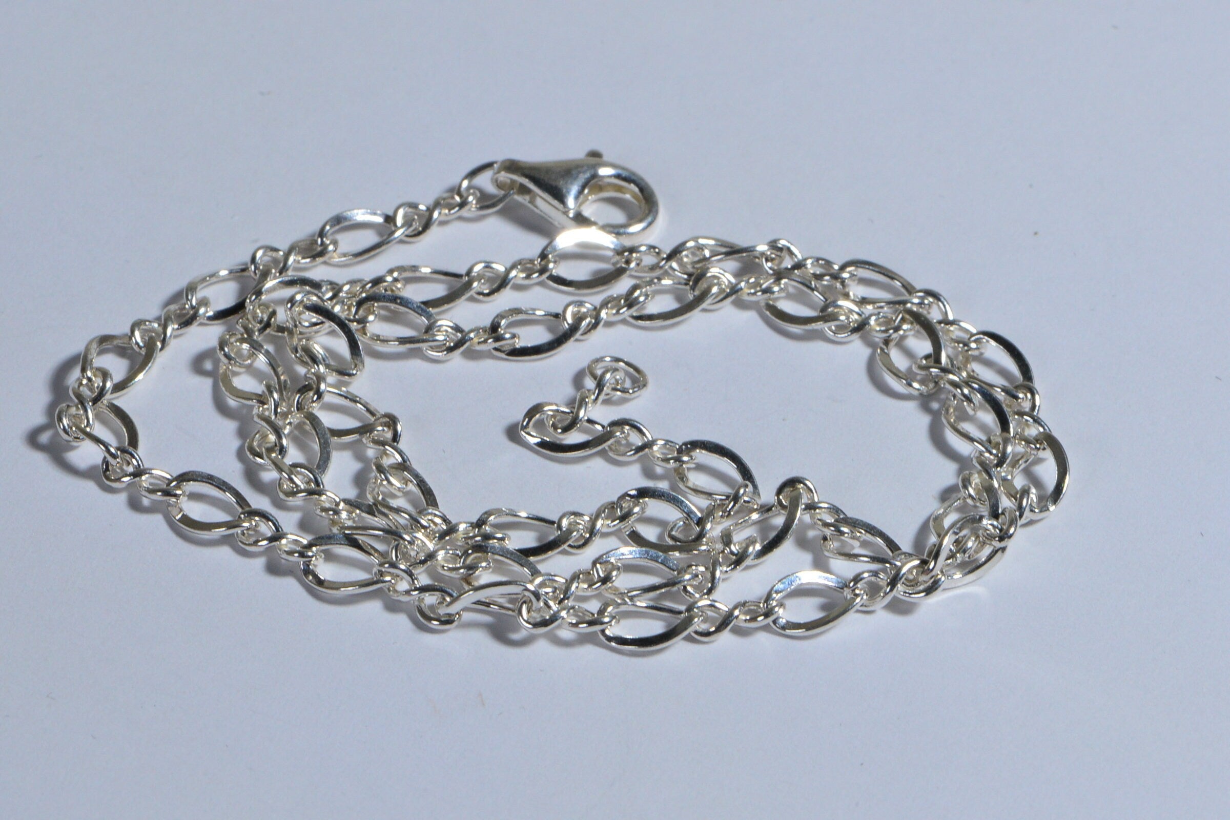 Heavy Sterling Silver Chain Figaro 925