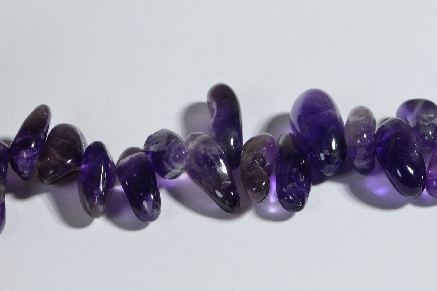 Amethyst Crystal Stick Beads Freeform Long Stone Amethyst Jewelry Making Supplies
