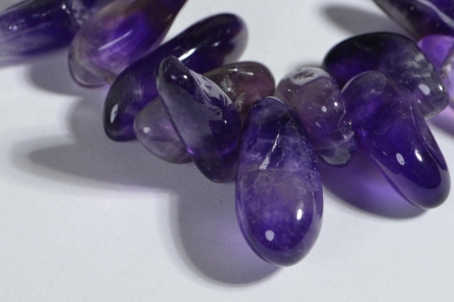 Amethyst Crystal Stick Beads Freeform Long Stone Amethyst Jewelry Making Supplies