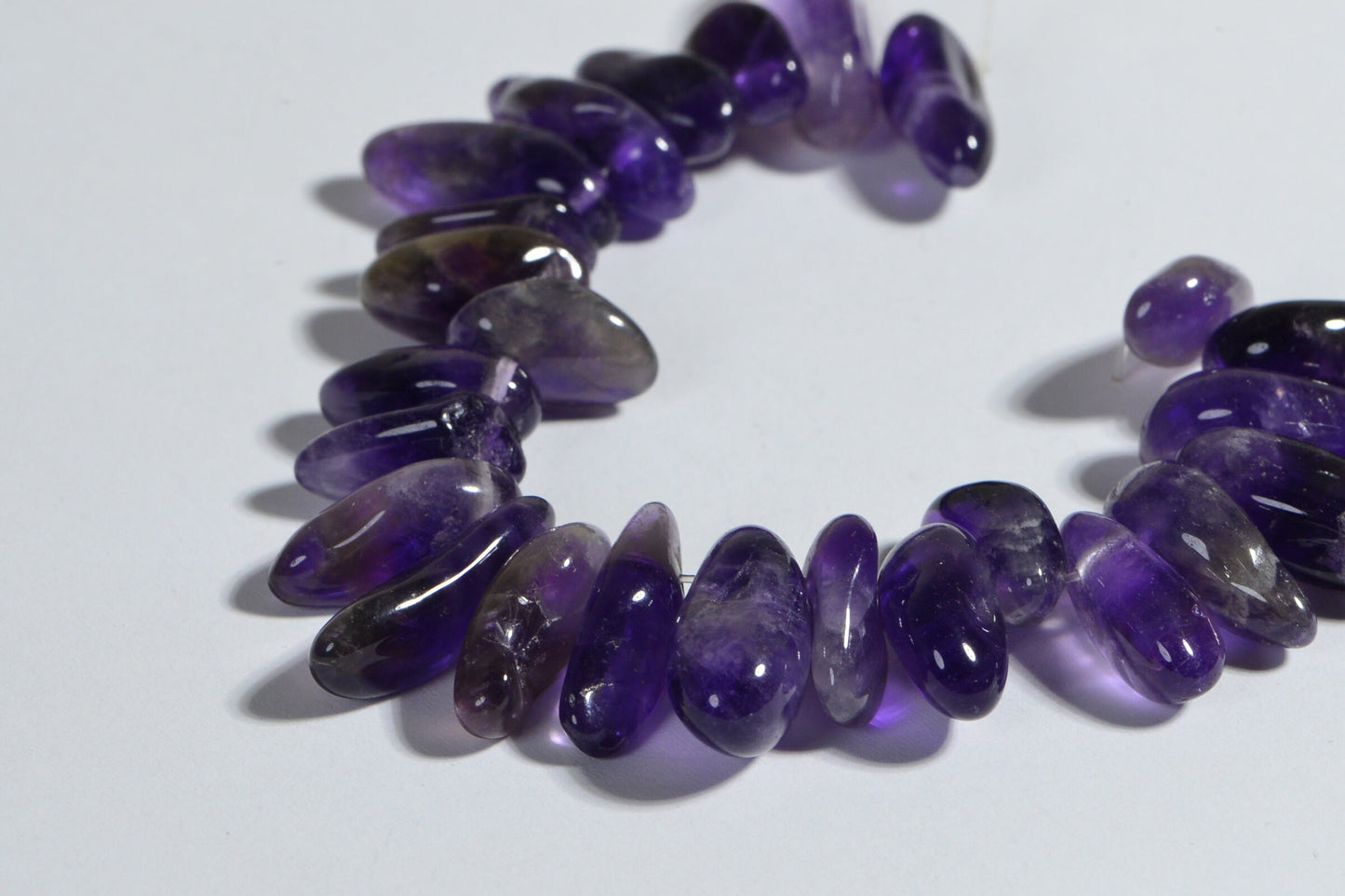 Amethyst Crystal Stick Beads Freeform Long Stone Amethyst Jewelry Making Supplies