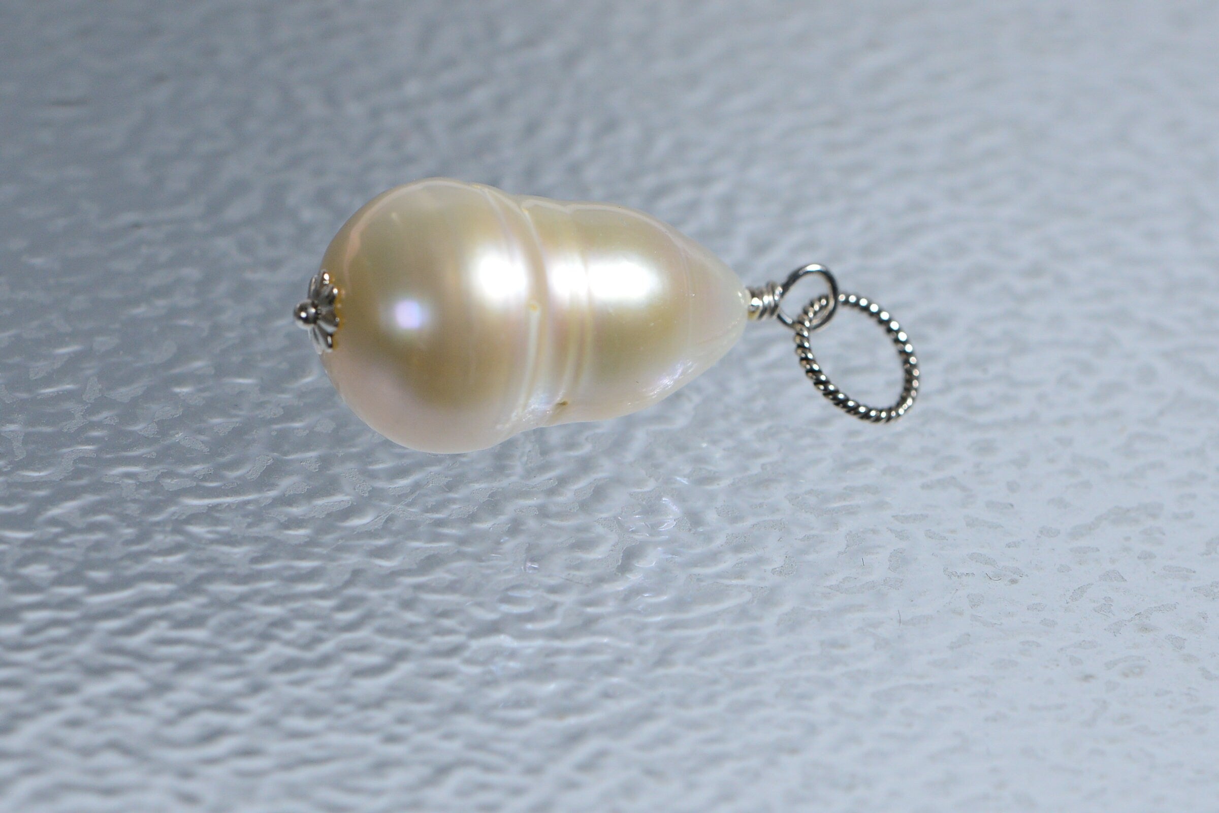 Irregular Freshwater Pearl Drop Pendant Bridesmaid Gift Pearl Pendant Brides Gift