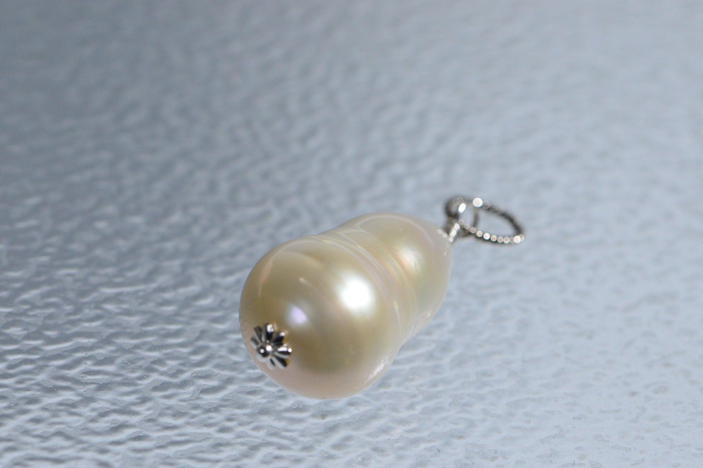Irregular Freshwater Pearl Drop Pendant Bridesmaid Gift Pearl Pendant Brides Gift