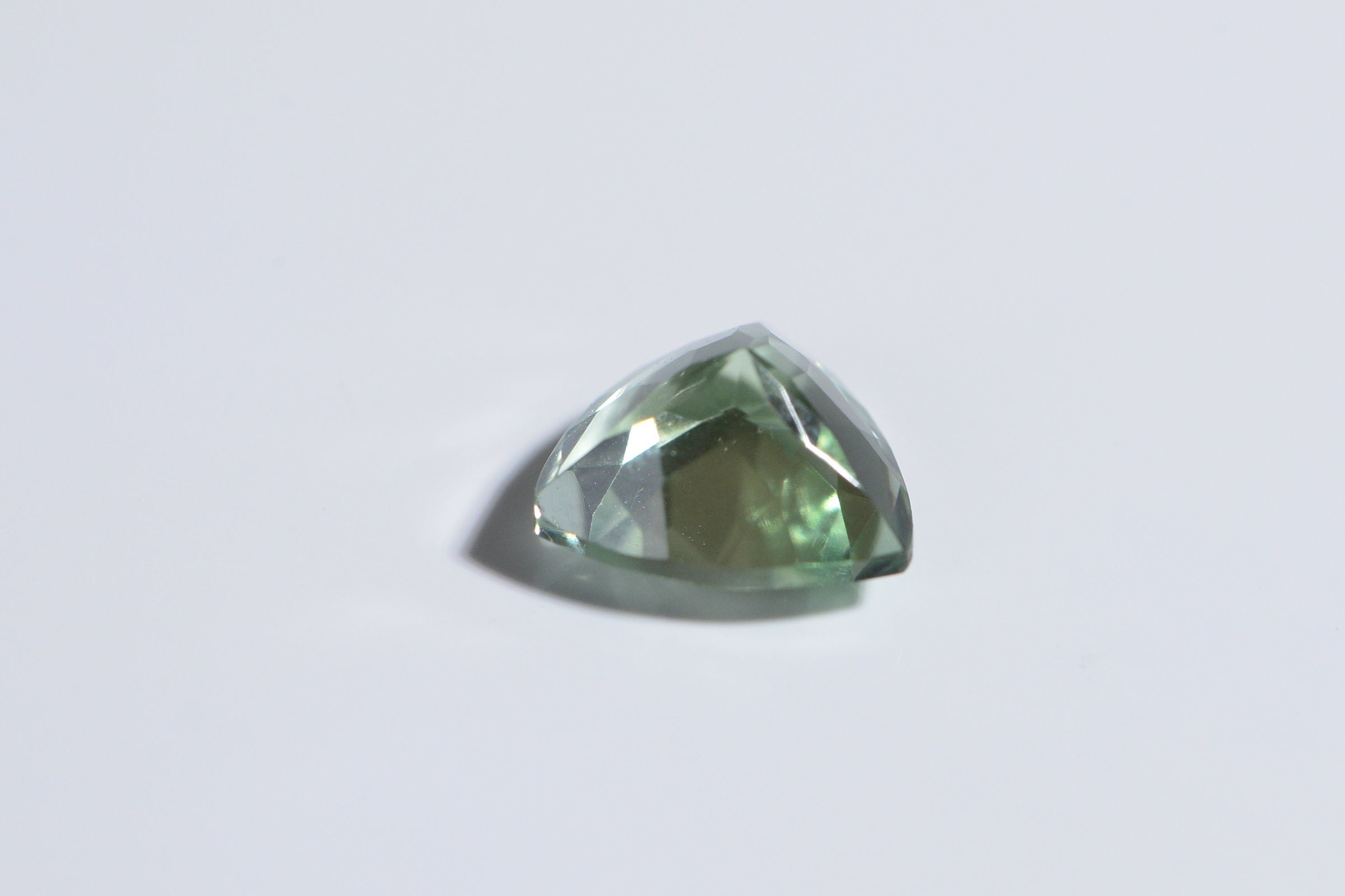 Tourmaline trillion cabochon Rare Natural Green Paraiba Tourmaline 3ctw