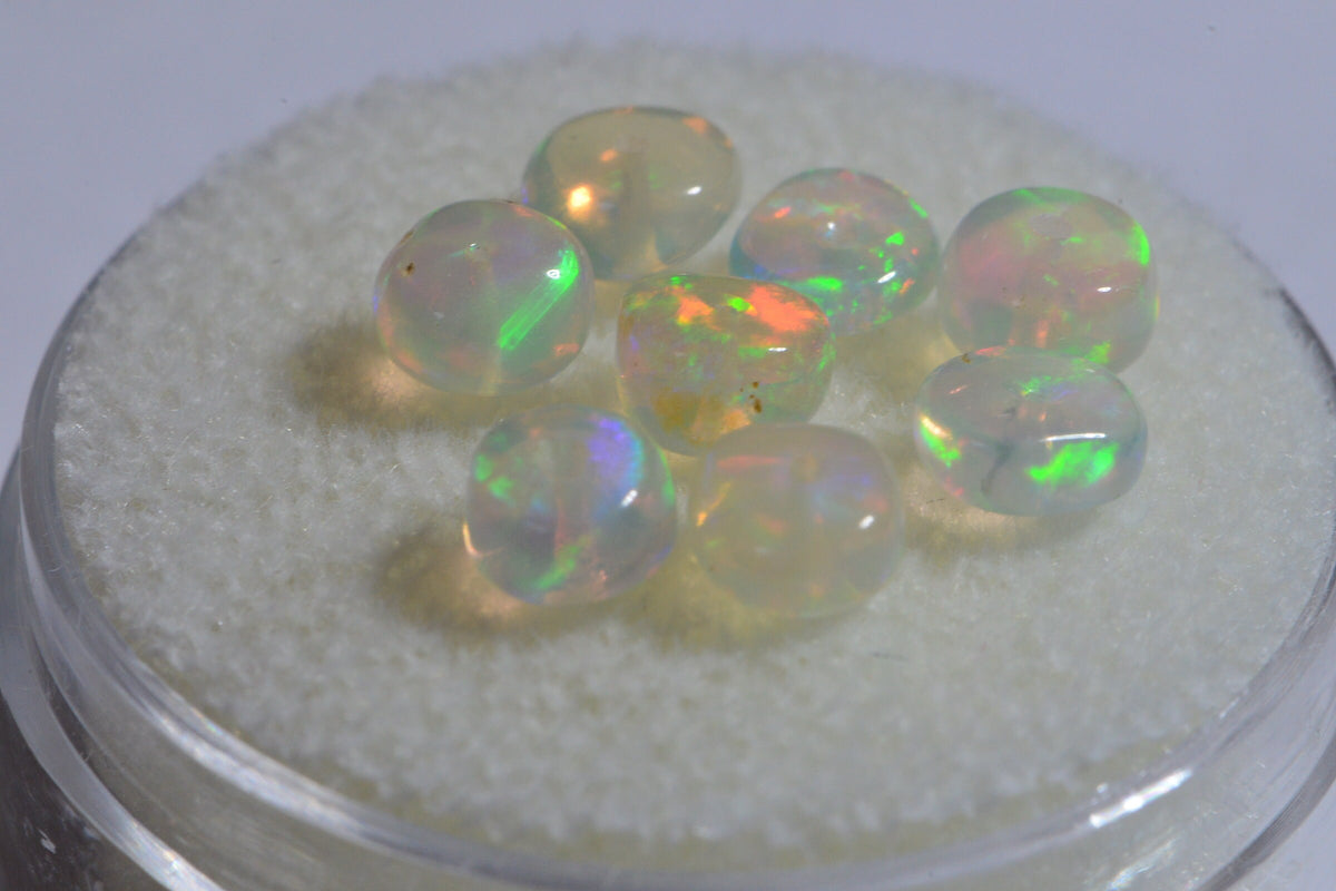 Ethiopian Welo Opal Beads: Polished Rondelle Gemstone, 3.5mm