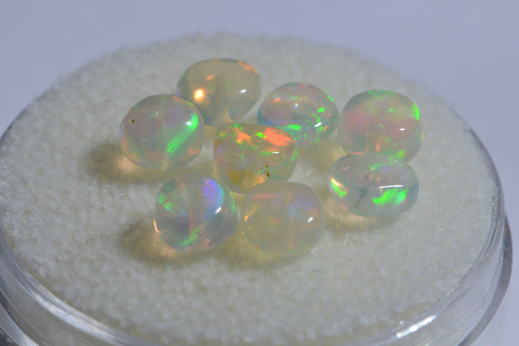 Ethiopian Welo Opal Beads: Polished Rondelle Gemstone, 3.5mm