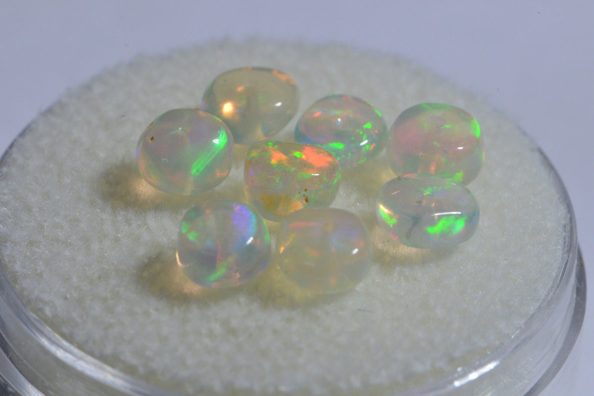 Ethiopian Welo Opal Beads: Polished Rondelle Gemstone, 3.5mm