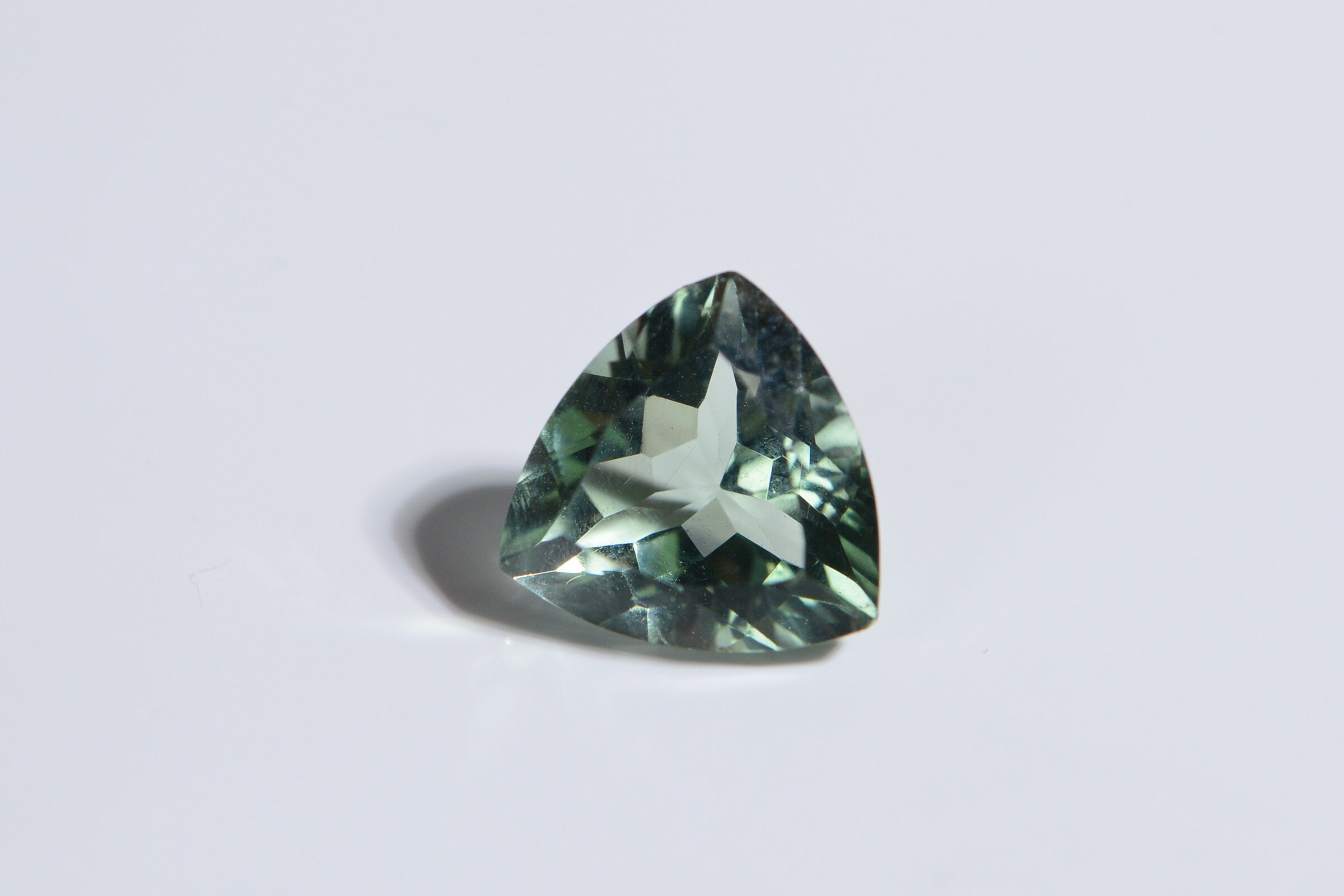 Tourmaline trillion cabochon Rare Natural Green Paraiba Tourmaline 3ctw