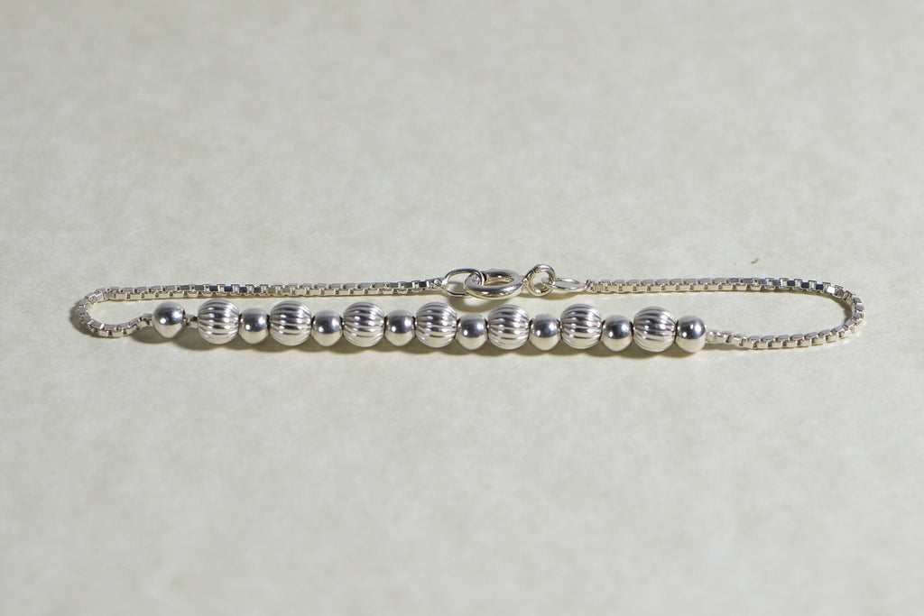 Beaded Bracelet Sterling Silver Box Style  Jewelry Making Supplies