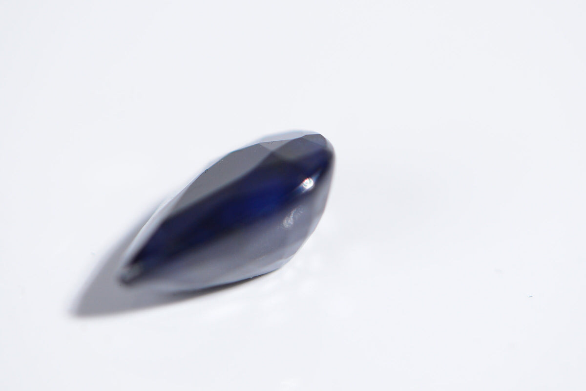 Genuine Sapphire Faceted Teardrop Cabochon Natural Gemstone Loose Gems Jewelry Making